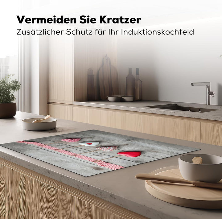 KitchenYeah© Herdabdeckplatte Einteilig Ceranfeld Abdeckplatte für Induktionsschutz Ceranfeldabdecku