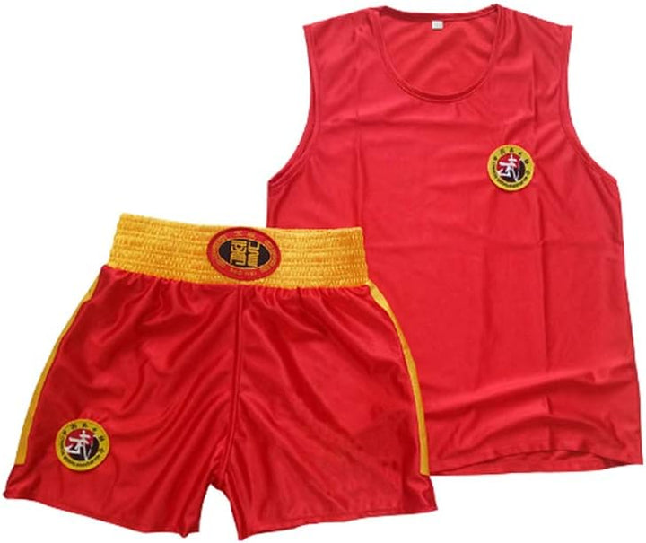 Inlefen Kinder Sanda Kleidung Jungen &amp; Mädchen Erwachsene Boxen Set Boxing Shorts Muay Thai Kleidung