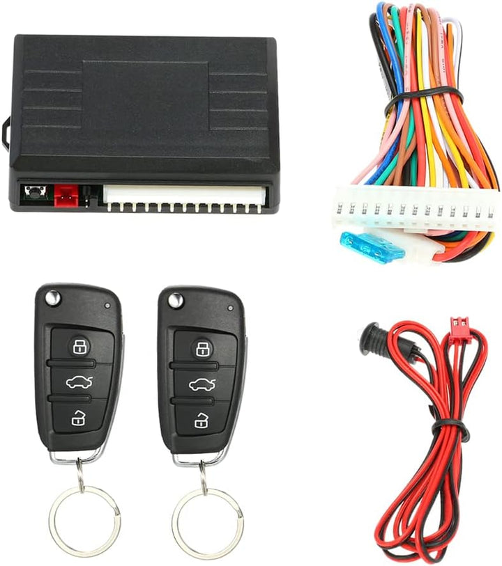 Universal Auto Funkfernbedienung Zentralverriegelungssystem mit Kofferraumentriegelung, Keyless Entr