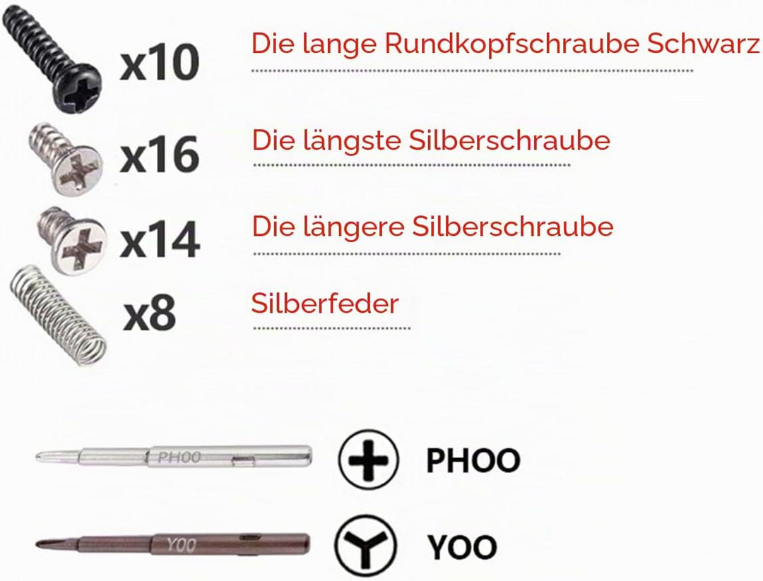 eXtremeRate NS Joycon Hülle &amp; Tasten, DIY-Ersatz Gehäuse Case Grips Skin Shell &amp; Knöpfe Buttons Umba