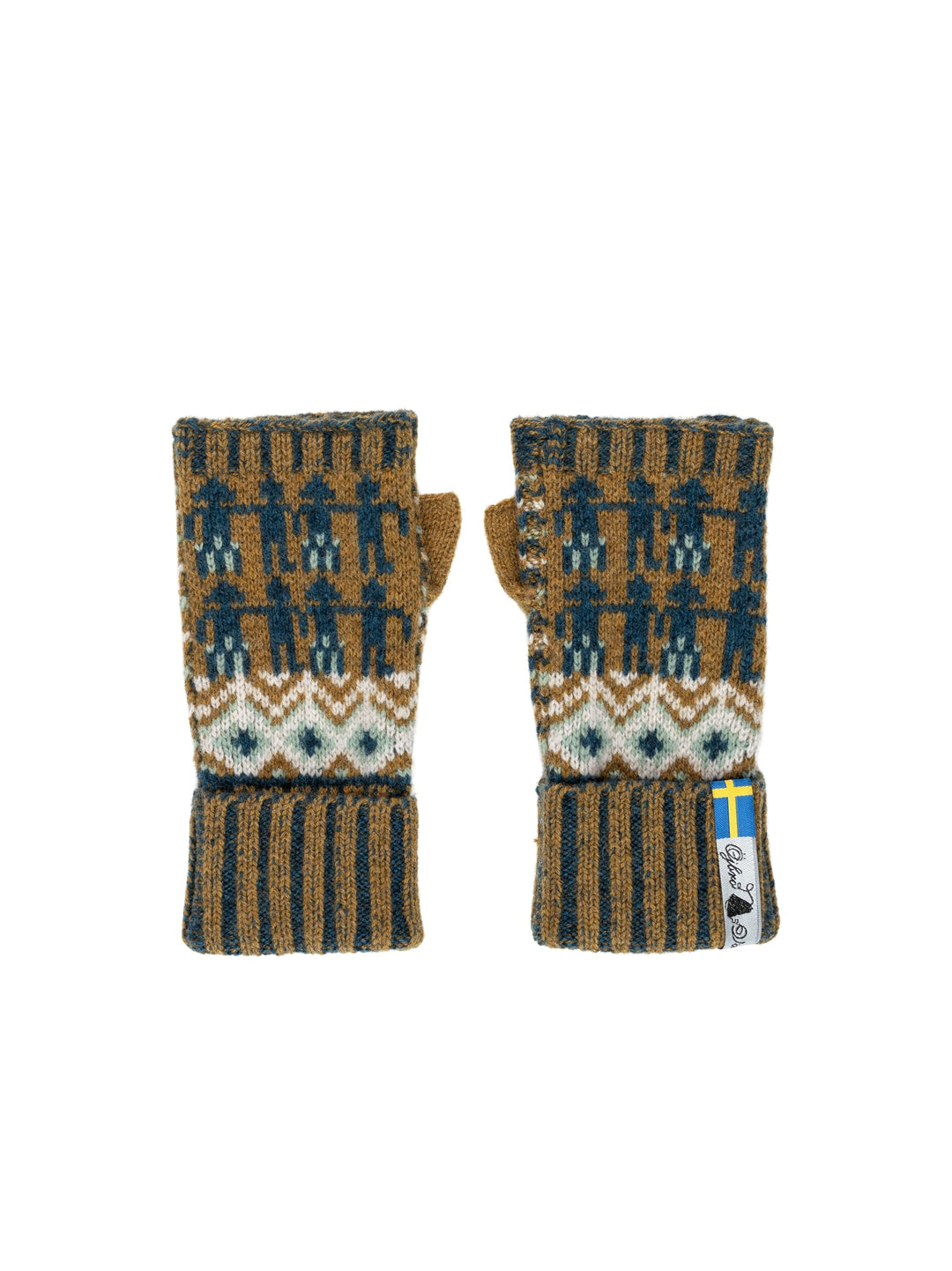 ÖJBRO VANTFABRIK – Pulswärmer/Armstulpen Damen, fingerlose, aus 100% Merinowolle, warm &amp; weich, gest
