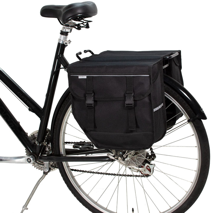 BikyBag Model M – Doppelte Fahrradtaschen für Gepäckträger