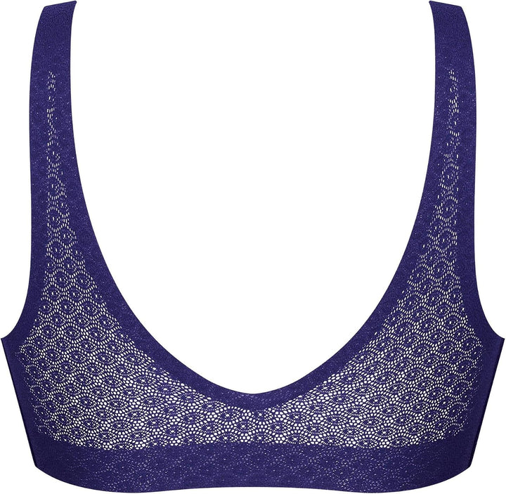 Sloggi Damen Zero Feel Lace Bralette XS Blue Ink, XS Blue Ink