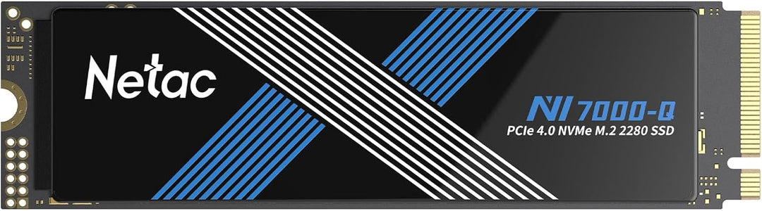 Netac NV7000-Q 2TB PCIe 4.0 Nvme SSD 2TB Bis zu 7100mB/s Internes Solid State Laufwerk für Computer