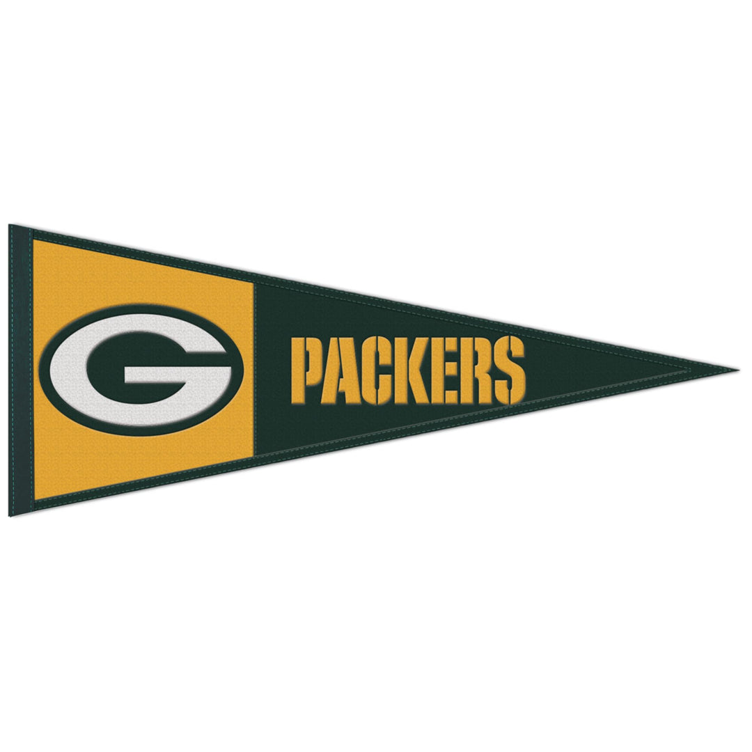Wincraft NFL Wool Wimpel 80x33cm Green Bay Packers Multi Einheitsgrösse, Multi Einheitsgrösse