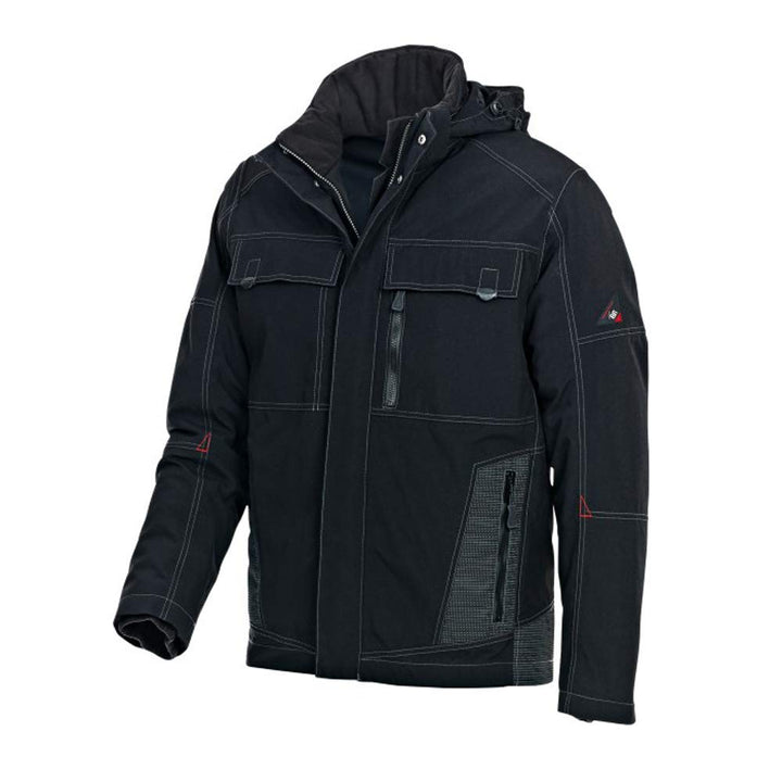 BP 1875-888-32-3XL Wetterfeste Arbeitsjacke, Vollständig gepolstert mit thermisch gestepptem Futter,