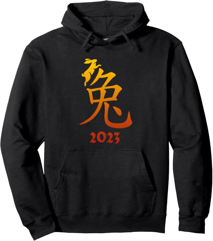 Jahr Des Hasen 2023 Pullover Hoodie