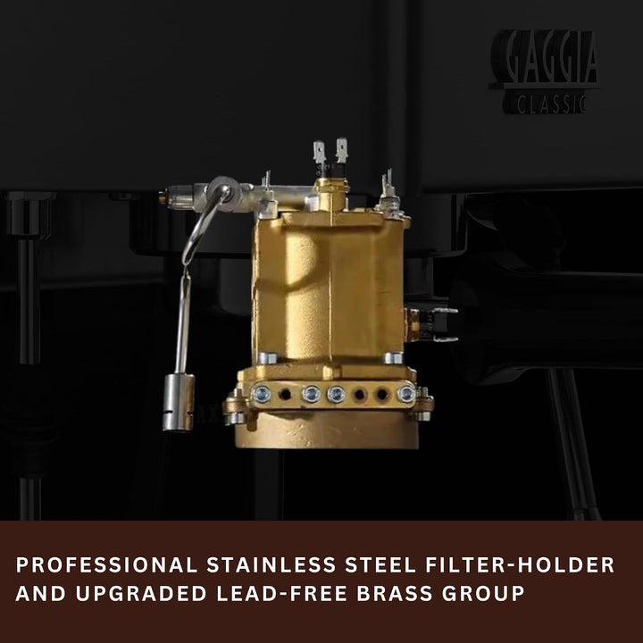 Gaggia Classic Evo INOX RI9481/11 Edelstahl, Edelstahl