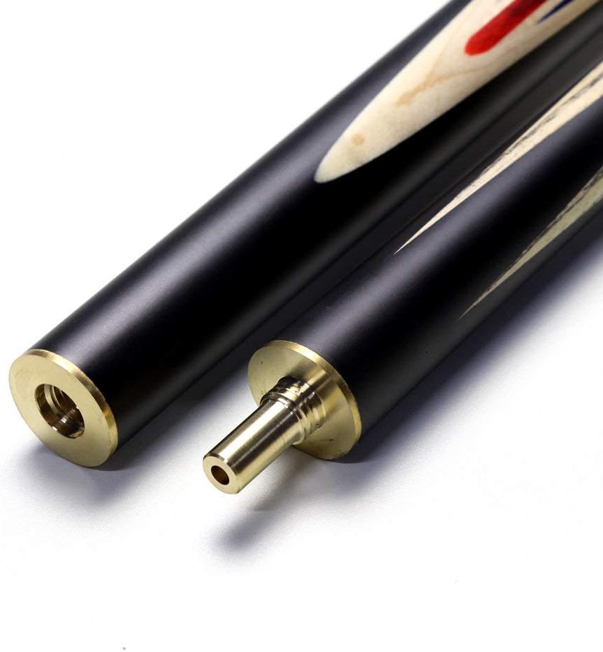 CUESOUL 57 "Handcraft 3/4 Ebenholz Snooker Queue mit Union Jack Flag Design CSSC-GQ-4, CSSC-GQ-4
