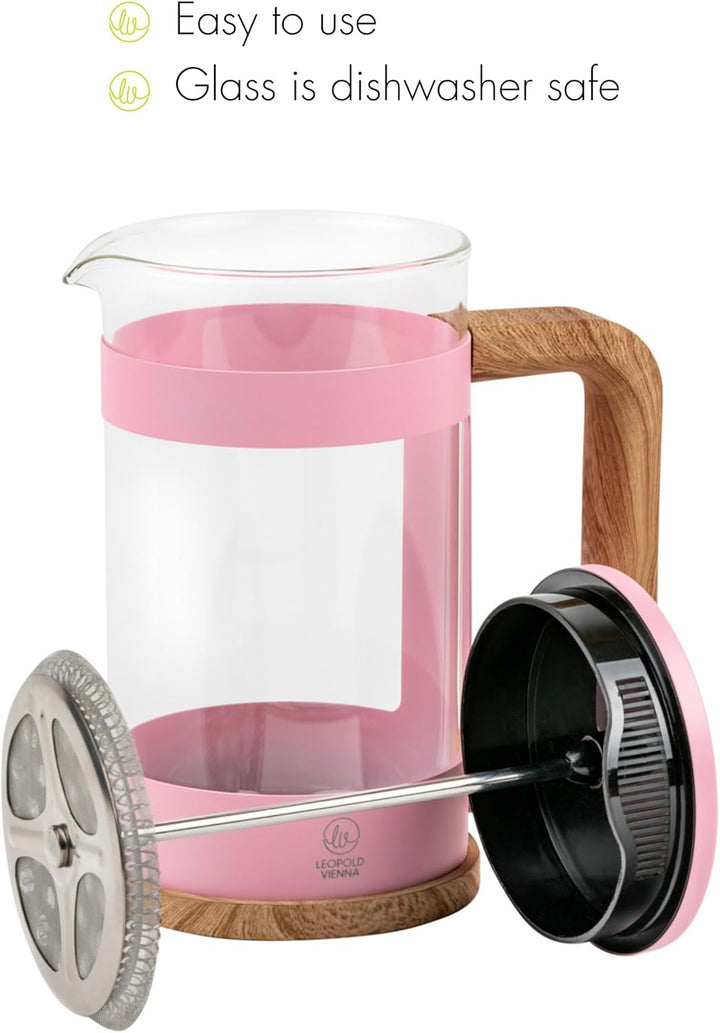 Leopold Vienna - Kaffee &amp; Teekocher Franca - 600 ml - rosa