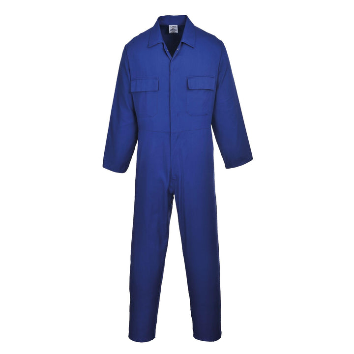 Portwest Euro Work Polykatoen Overall, Royal Blau, M Royal Blau M Normale Hosenlänge, Royal Blau M N