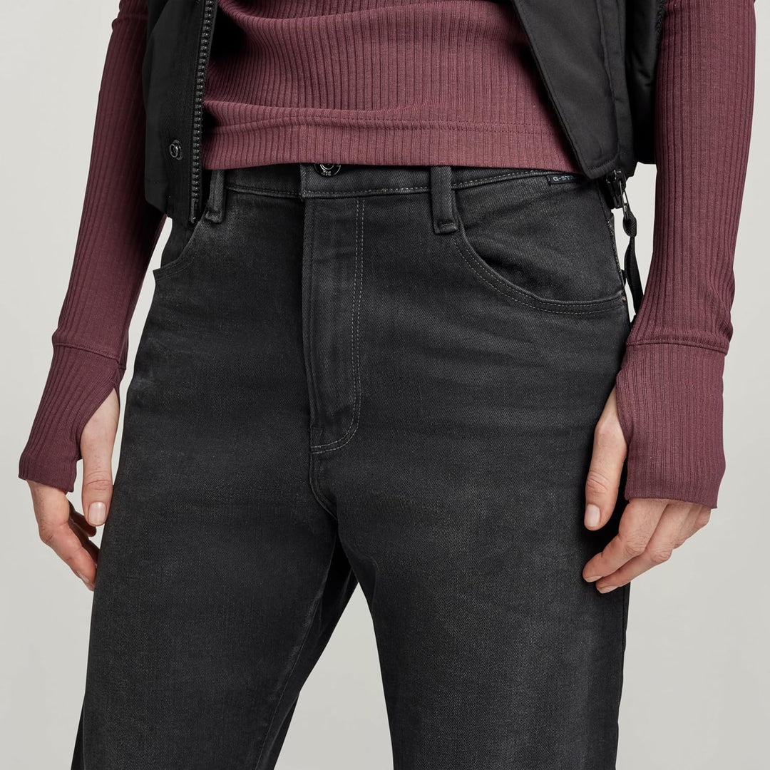 G-STAR RAW Damen Virjinya Slim Jeans 27W / 30L Schwarz (Jet Black B479-a814), 27W / 30L Schwarz (Jet