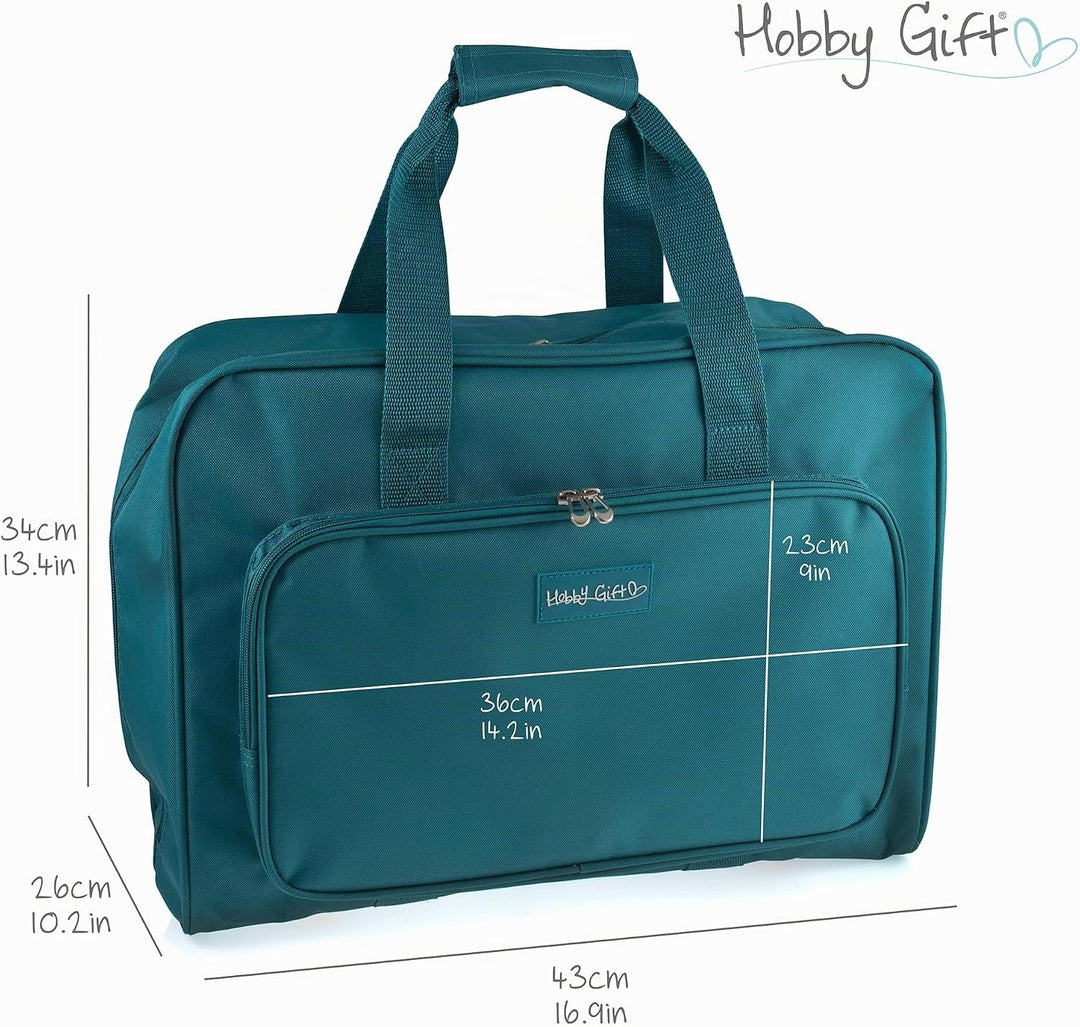 Hobby Gift Nähmaschinentasche Polyester Gepolsterte Tragetasche Extra Zubehör Aufbewahrung 21 x 47 x