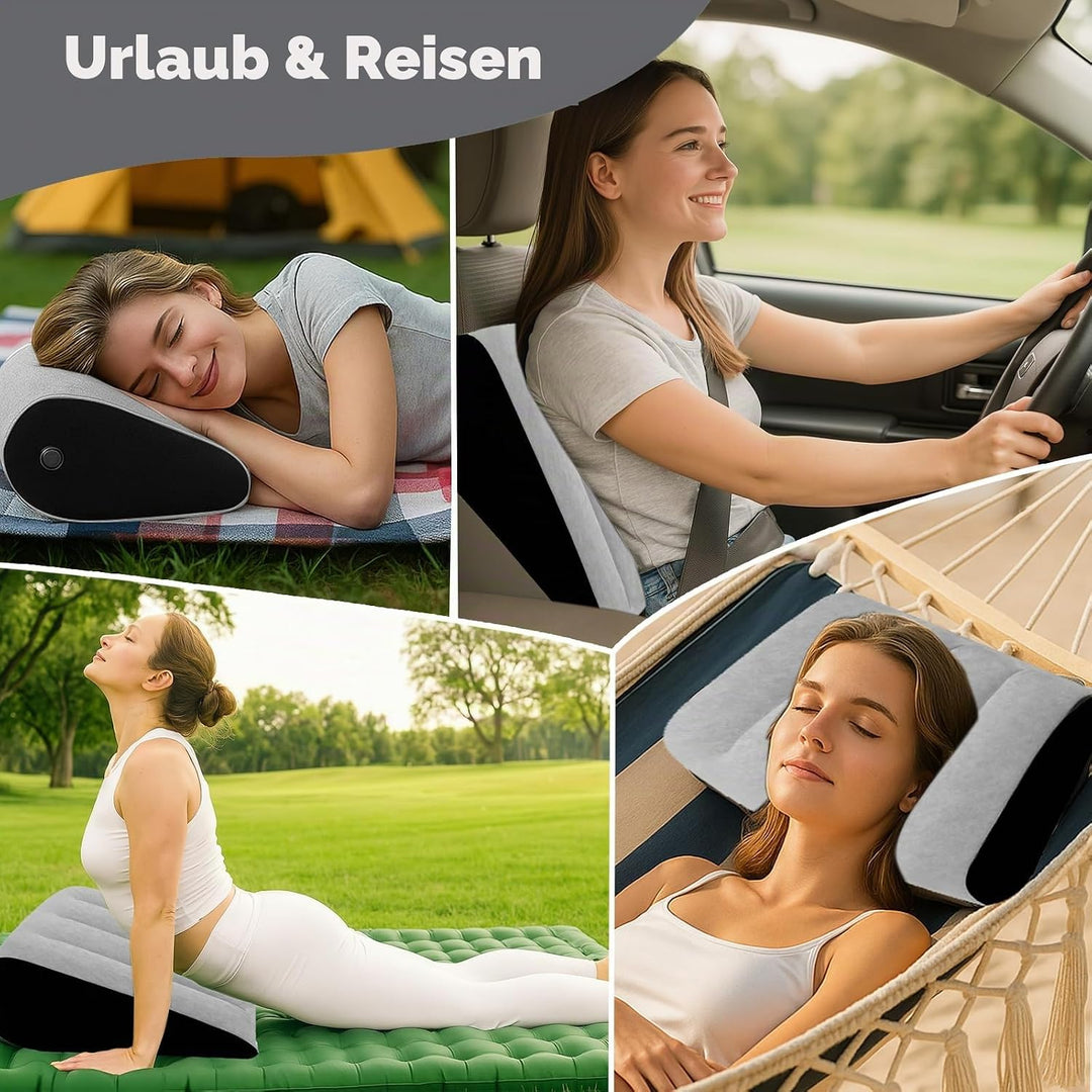 Aufblasbares Kissen Tragbares Keilkissen Minimalistisch – Reduziert den Druck der Taille Leichtes Be