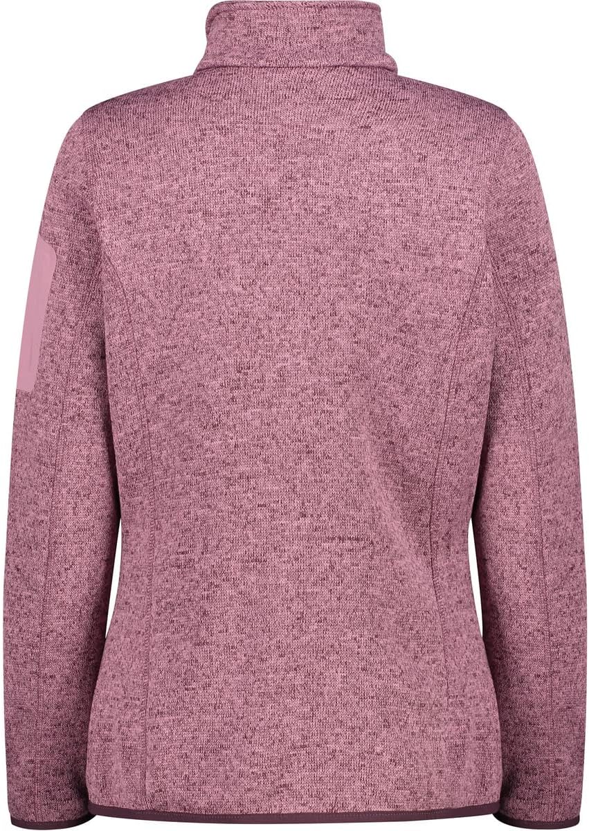 CMP Damen Fleecejacke Jacke D44 Rouge-Pflaume, D44 Rouge-Pflaume