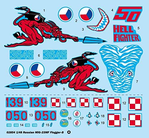 Trumpeter 02854 Modellbausatz Russian MIG-23MF Flogger-B