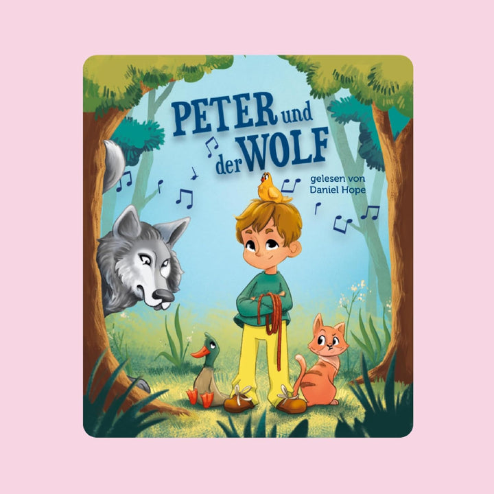 tonies Hörfigur für Toniebox, Peter und der Wolf, Hörspiel mit Musik für Kinder ab 6 Jahren, Spielze