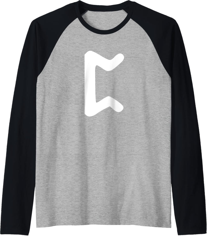 Perthro Rune Wikinger Weiss Runen Alphabet Die Cup Fortune Raglan