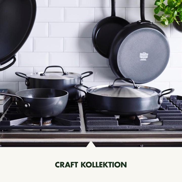 GreenPan Craft Hartanodisierte gesunde keramische Antihaft-Fischpfanne, 40 cm x 25 cm, PFAS-frei, in