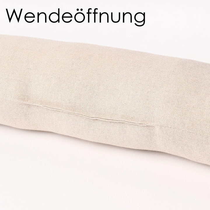 SCHÖNER LEBEN. Zugluftstopper Triangel Retro Scandi Sand Hellbeige, Auswahl:100cm Länge ca. 100x15x1