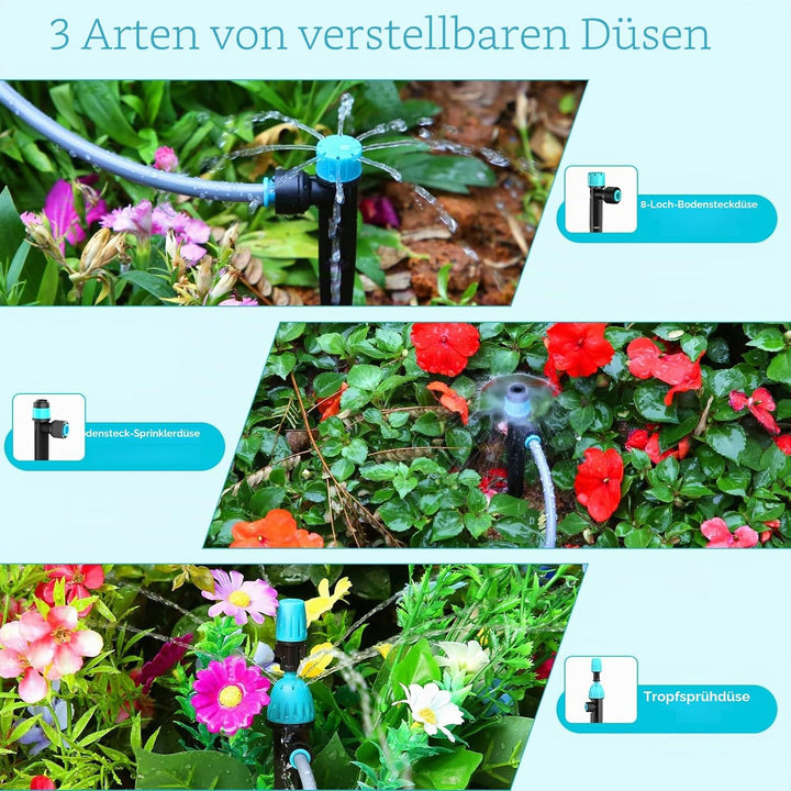 Bewässerungscomputer Bewässerungssystem Programmierbare Tropfschlauchbewässerung,Automatische Zeitge