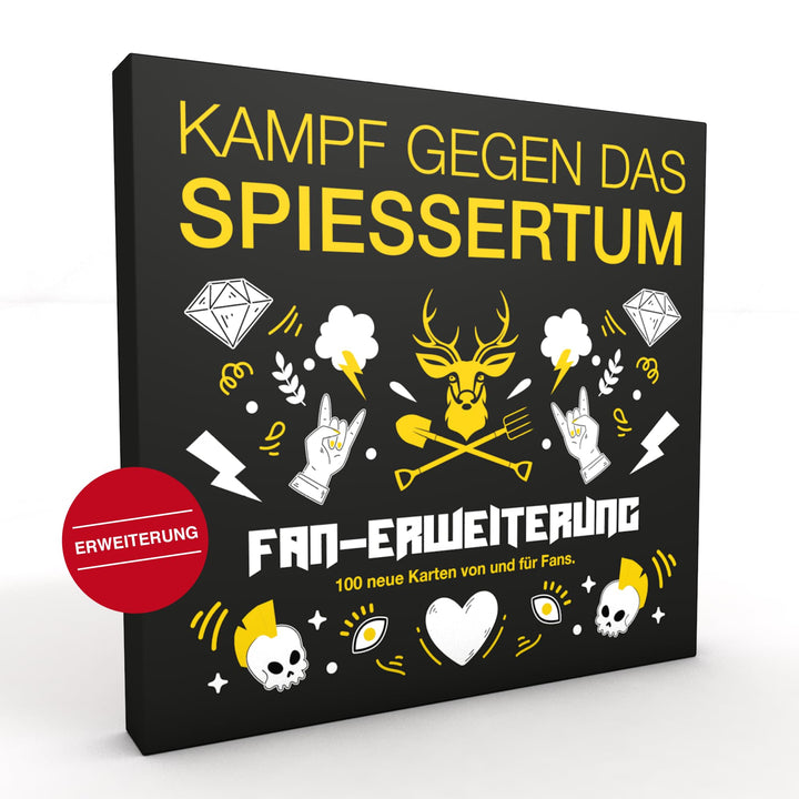 KAMPFHUMMEL Kampf gegen das Spiessertum - Fan-Erweiterung mit 100 neuen Spielkarten. Die 4. Erweiter