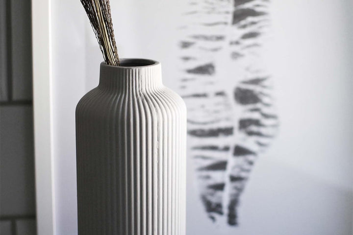 ÅDALA Light Grey Ceramic vase