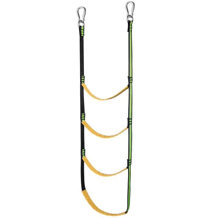 4 Stufen Bootsleiter Marine,Strickleiter Boots,Strickleiter Bootsleiter Klappbar Strickleiter für Bo