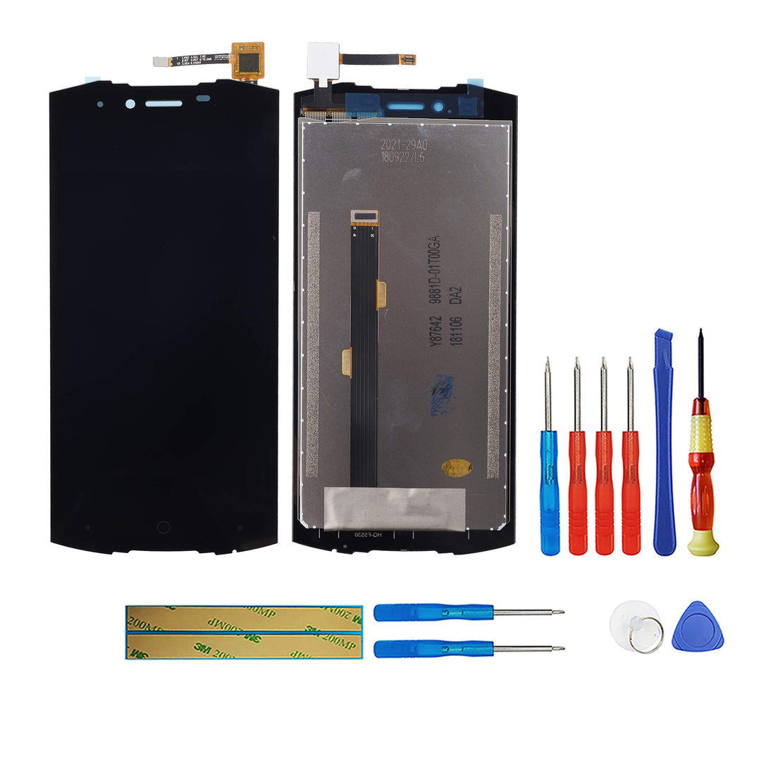 swark LCD Display Kompatibel mit Doogee S55 / S55 Lite (Schwarz ohne Rahmen) LCD Display Touchscreen