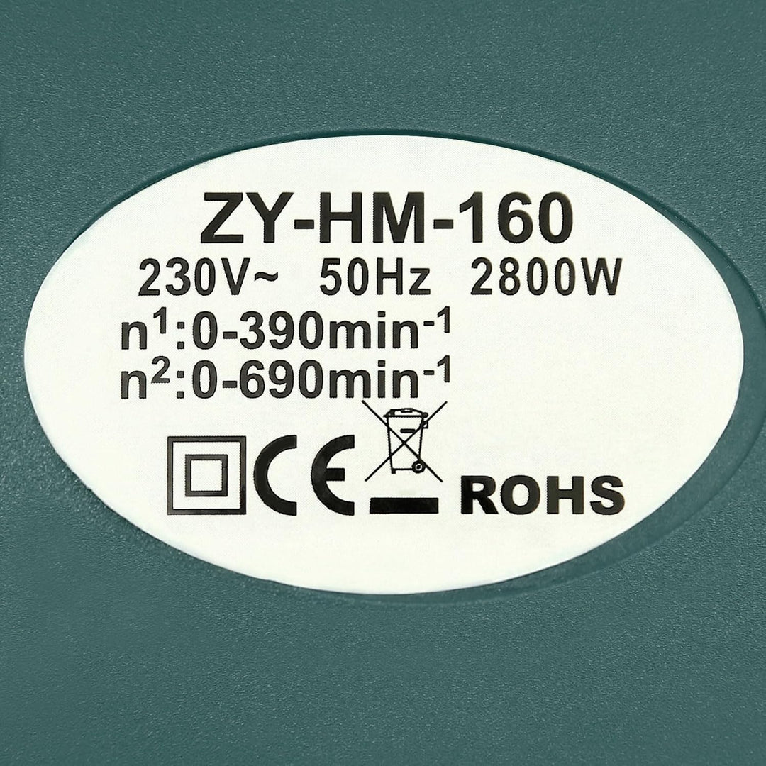 2800W Elektrischer Rührwerk Mörtelrührer Mischmörtelrührer, Doppel Rührwerk