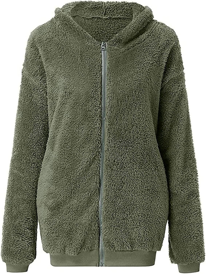 Hoodie Mädchen Fleece Pullover Mode Leopardenmuster Kapuzenpullover Winter Warm Sweatershirt Teddy F
