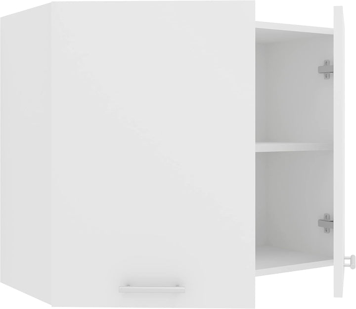 VCM Küchenschrank Breite 80 cm Holztür Hängeschrank Küche Küchenmöbel Esilo Weiss, Weiss