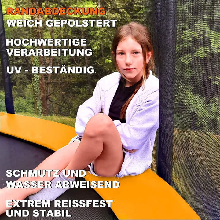 Baunsal® Trampolin Randabdeckung Ø 183 244 250 275 300 305 335 366 370 396 400 427 430 457 460 487 4
