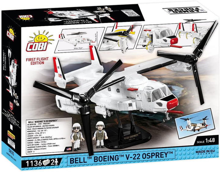 COBI 5835 Armed Forces Bell Boeing V-22 Osprey, First Flight Edition Rolls-Royce Bausteine, Various