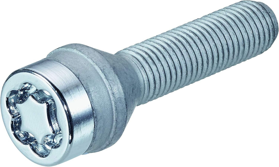 27208SU Radsicherungsbolzen SU (Standard) M14 x 1,50, Kegelsitz, Schaftlänge 49,0 mm, SW17, Schlüsse