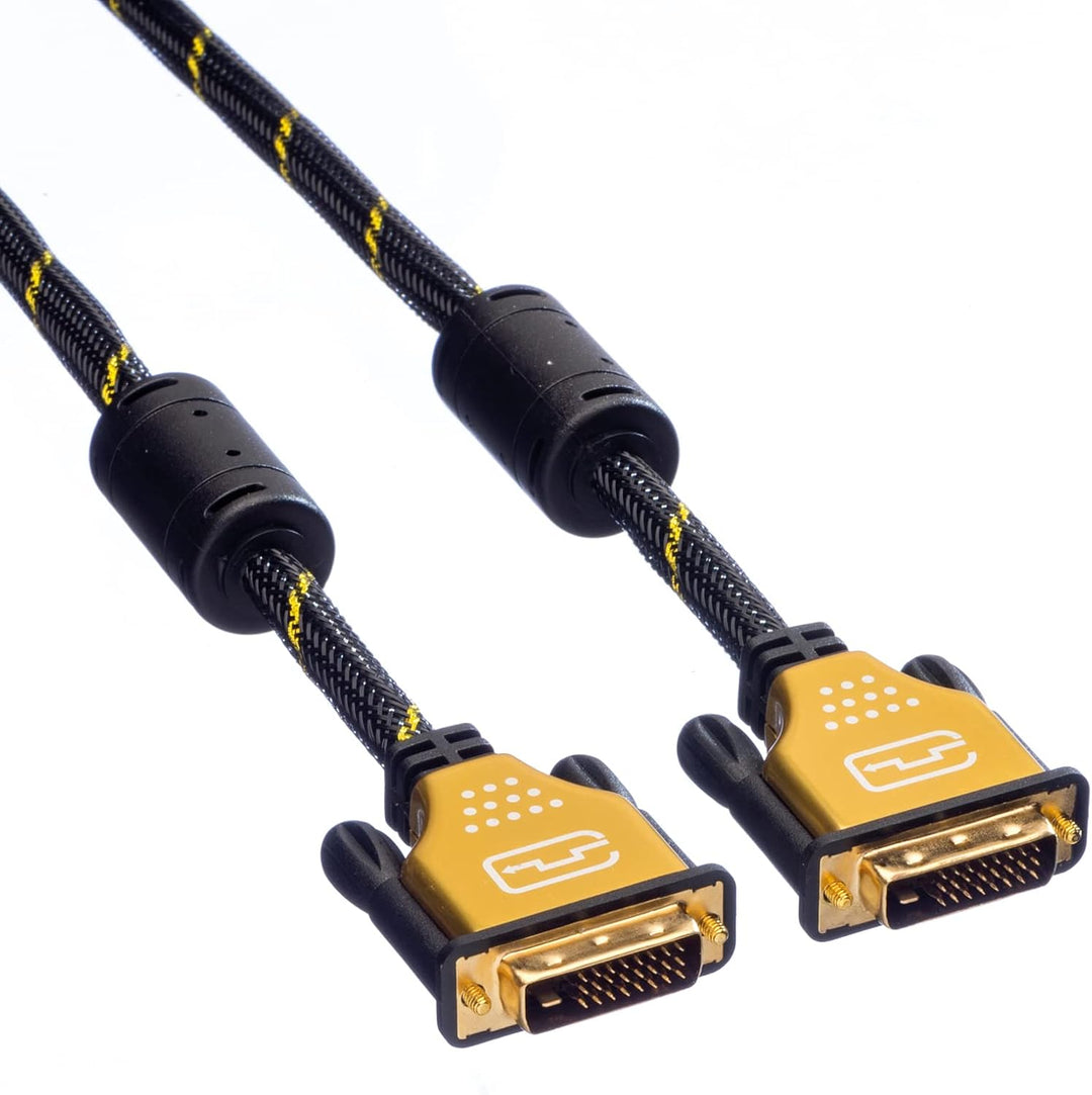 ROLINE GOLD Monitorkabel DVI, ST-ST, (24+1) dual link, 5 m 5m, 5m