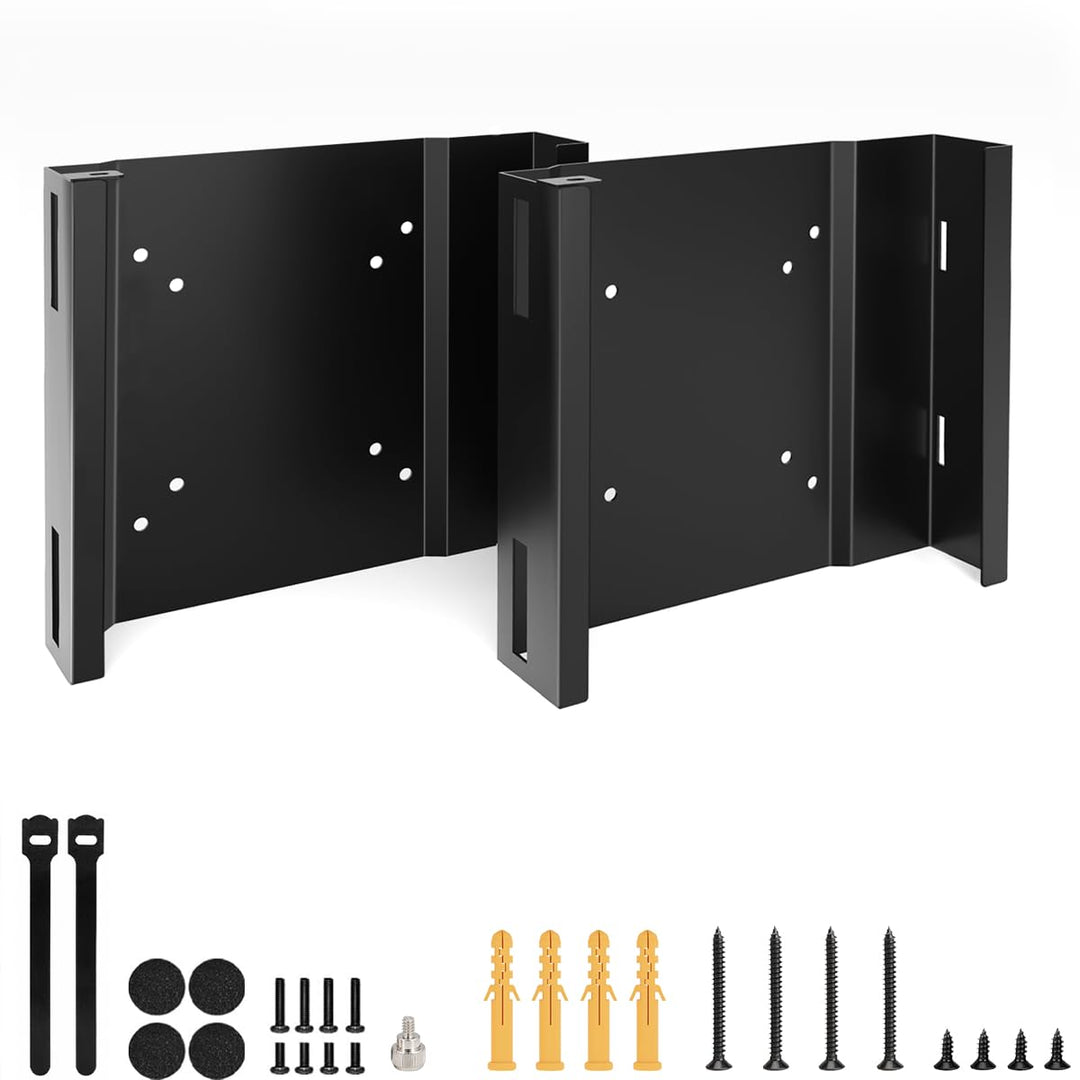 2-Packung Mini PC Halterung für Dell Optiplex Micro PC VESA Wand und Unter Schreibtisch Halterung fü