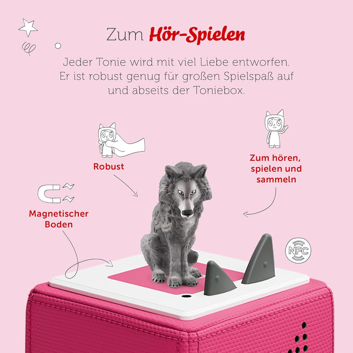 tonies Hörfigur für Toniebox, Peter und der Wolf, Hörspiel mit Musik für Kinder ab 6 Jahren, Spielze