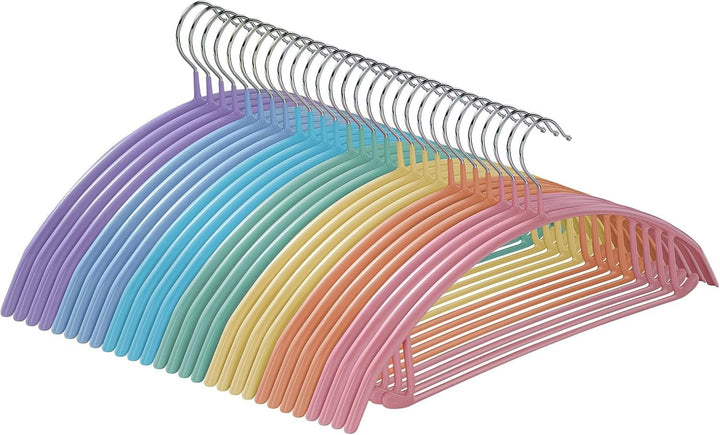 MOPUP Kleiderbügel, 28er-Pack, Pulloverbügel ohne Schulterwulst, 42 cm breite, robuste Kleiderbügel