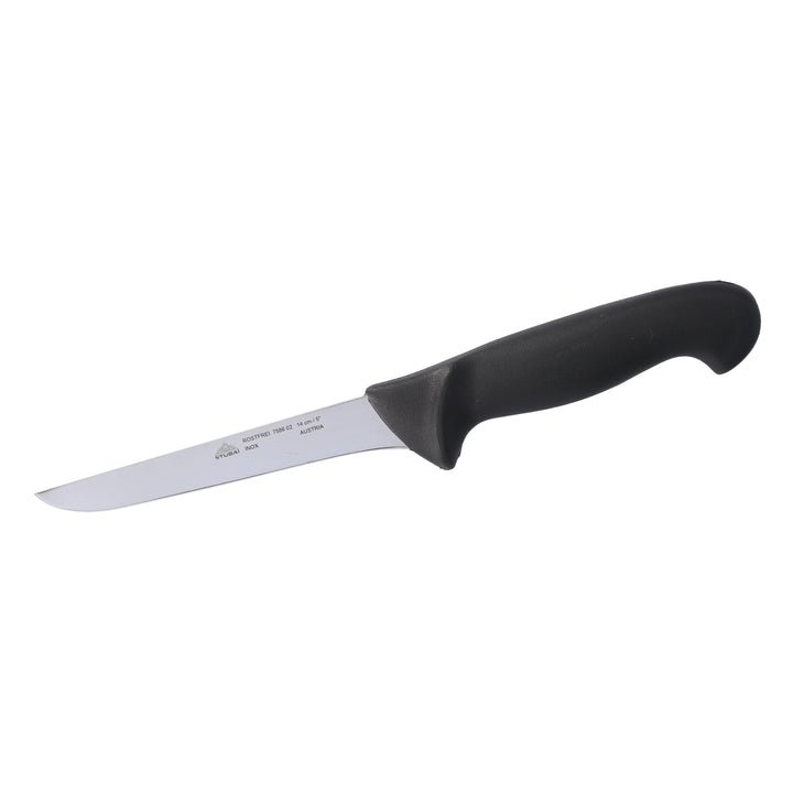 STUBAI Ausbeinmesser | 140 mm | Ausbeinmesser aus Edelstahl, rostfrei, spülmaschinenfest, mit Polypr