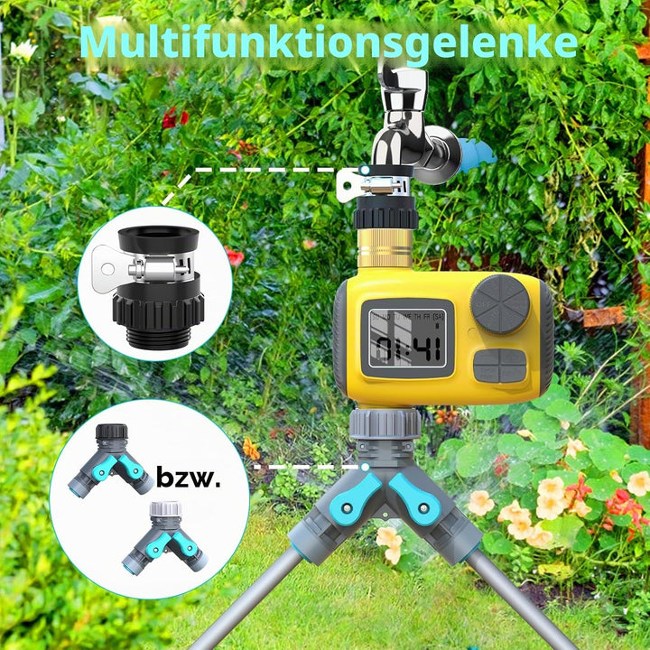 Bewässerungscomputer Bewässerungssystem Programmierbare Tropfschlauchbewässerung,Automatische Zeitge