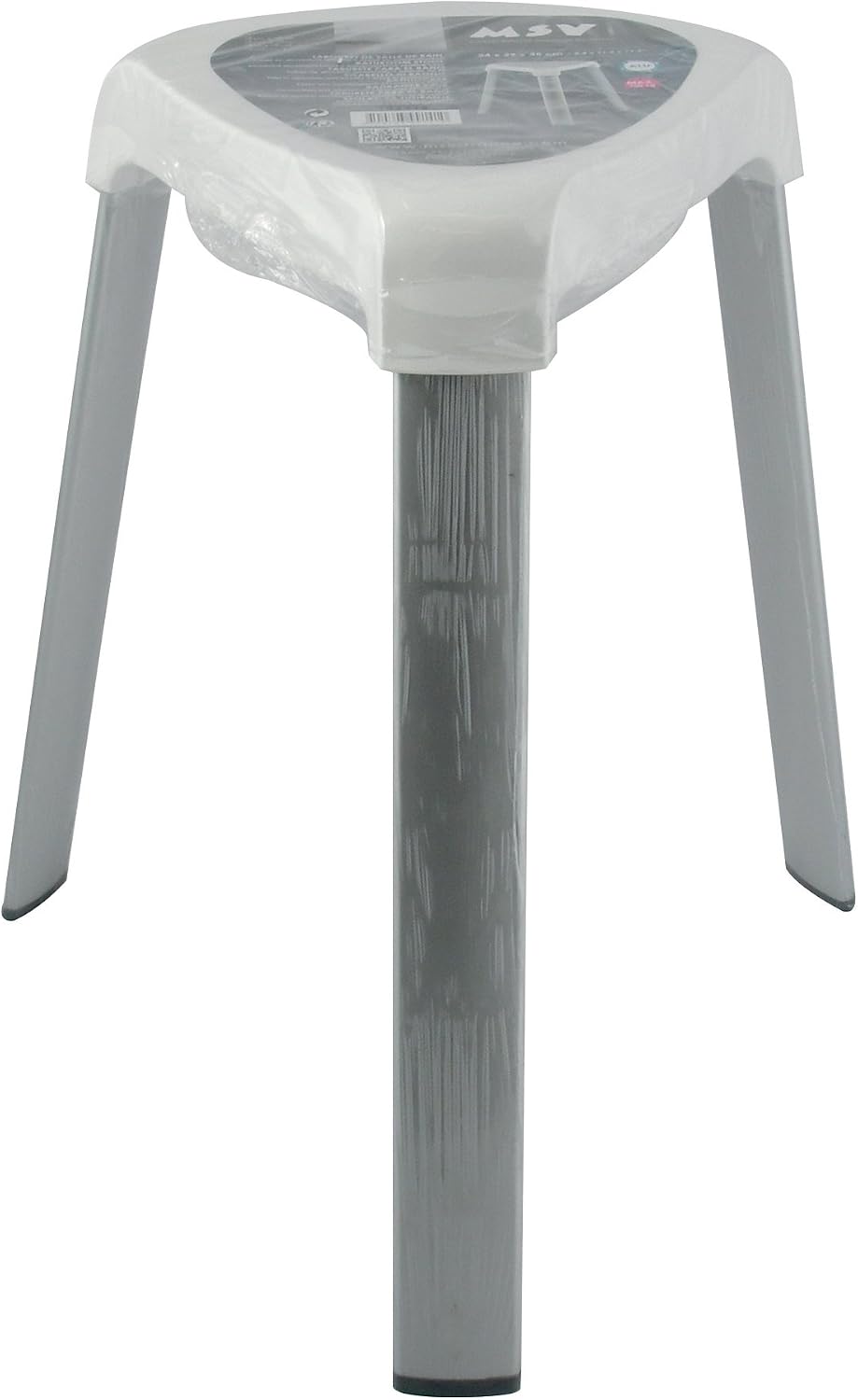 MSV Duschhocker Duschhilfe Duschsitz Badhocker aus Alu und Kunststoff