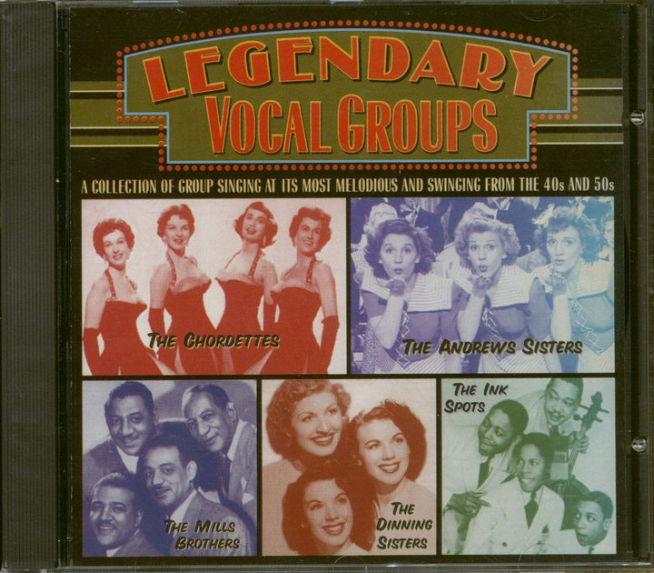 Legendary Vocal Groups, Audio-CD