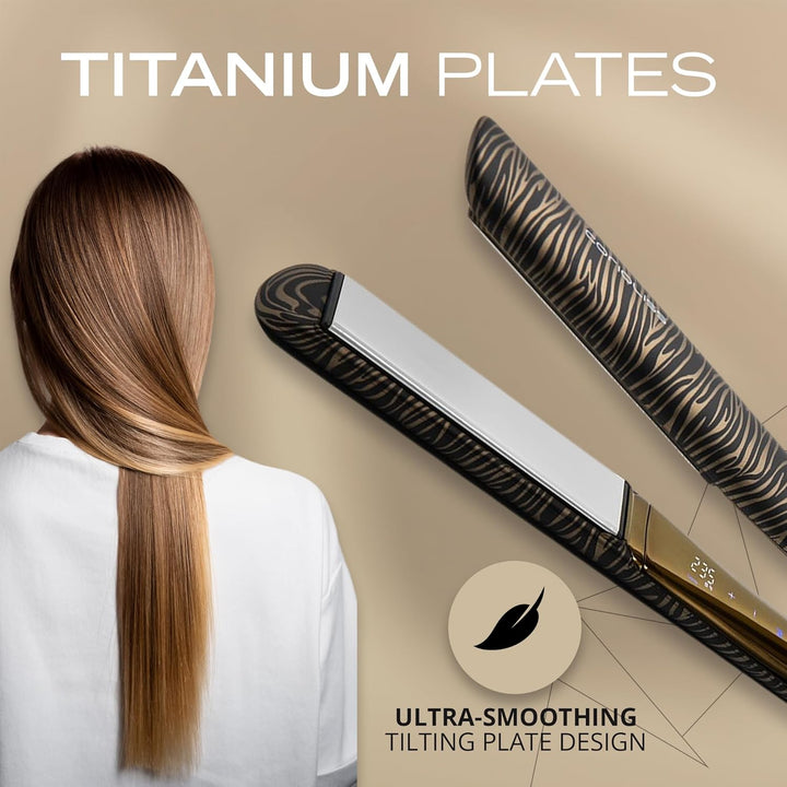 Corioliss C5 | Professioneller Haarglätter | Titanium Plates | Perfekt zum Glätten und Wellen | Bis