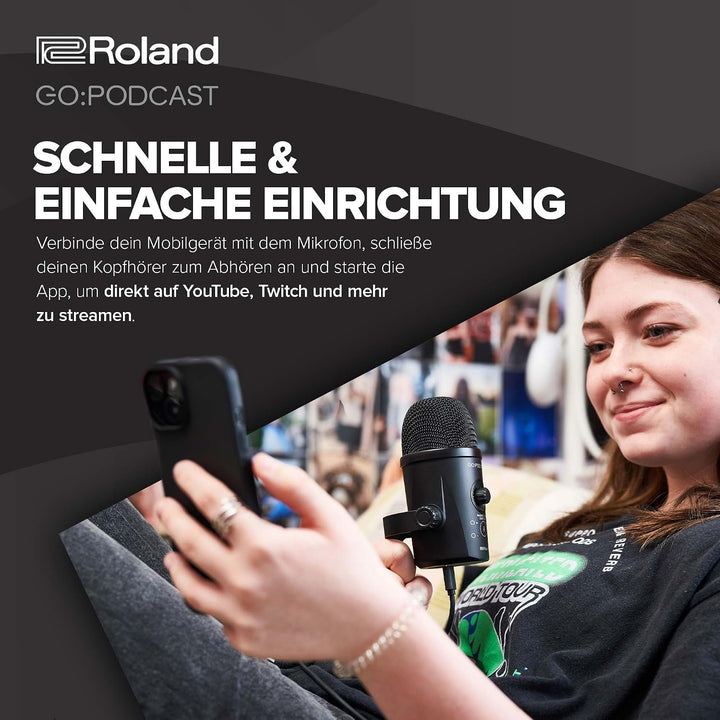 Roland GO:Podcast | Video‑Podcast‑Studio für Smartphones