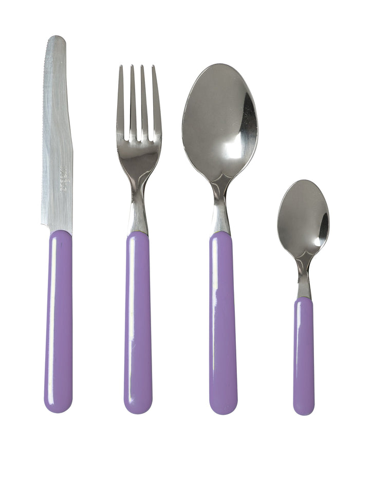Color Life Besteck 24 tlg. Set Fashion lila, Lila