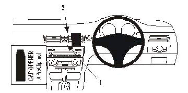Brodit 653598 ProClip Halterung