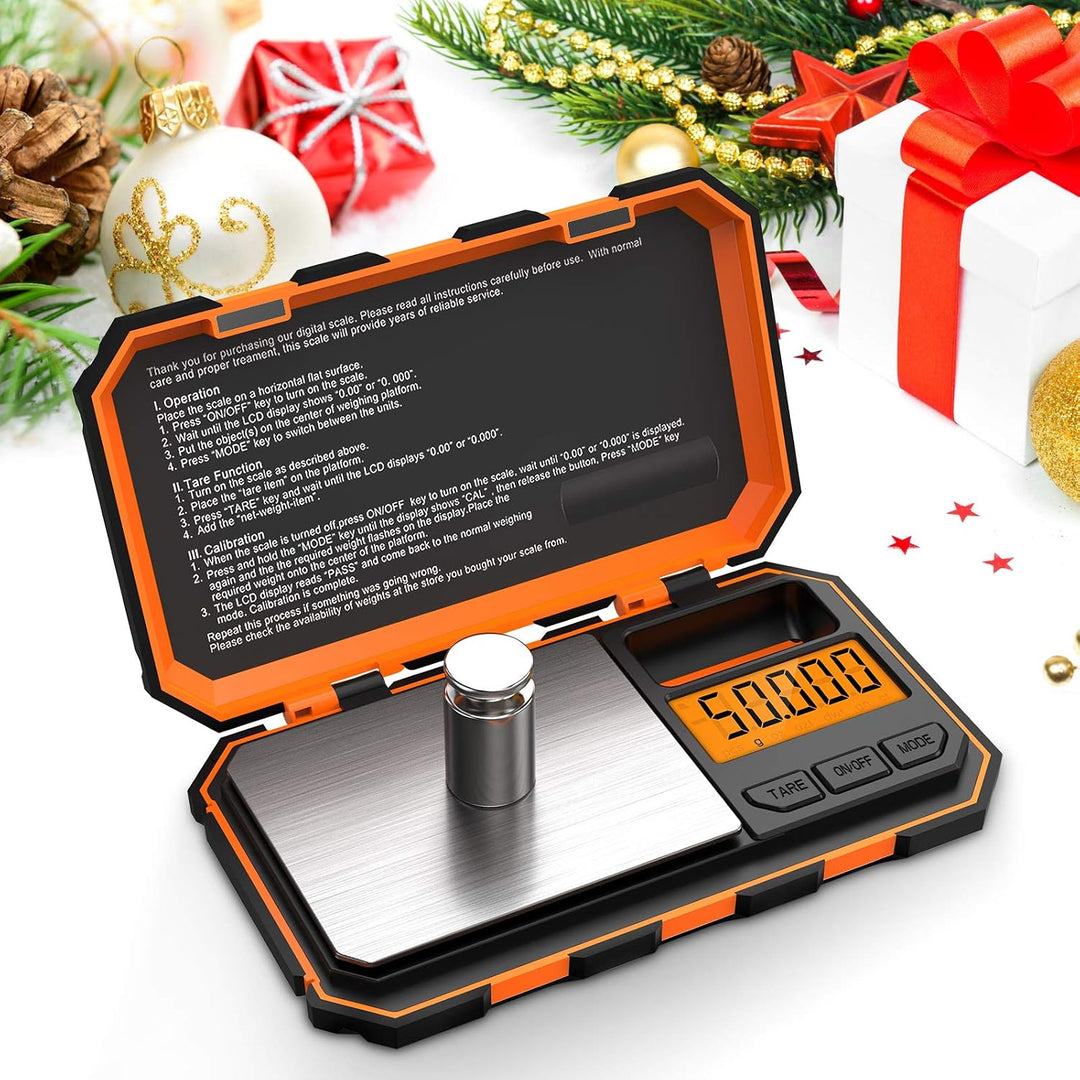 Brifit Feinwaage, Digitale Taschenwaage 200g/ 0,01 g Digitalwaage, Grammwaage, Goldwaage, Münzwaage,