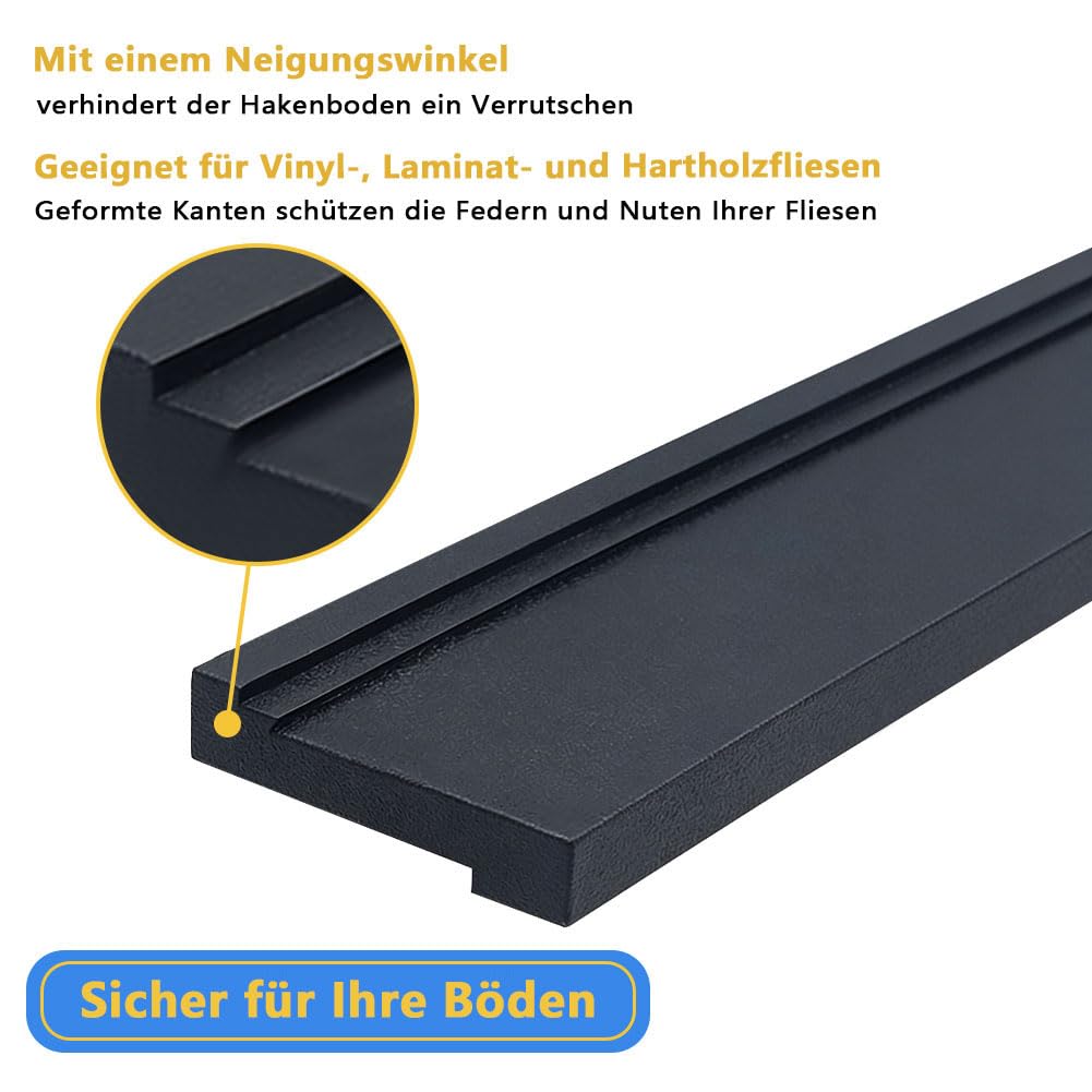 4 Stück Schlagholz Laminat Schlagklotz Vinylboden Werkzeug mit 3 verschiedenen Kanten, Universal Vin