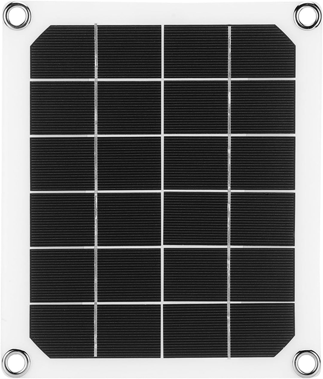 Ejoyous Solarbetriebener Abluftventilator, 6V 10W Solarpanel-Abluftventilator Wasserdichter Solarlüf